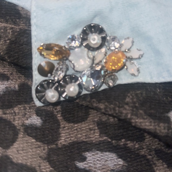 Next leopard print long sleeve shirt - size small - Picture 7 of 12